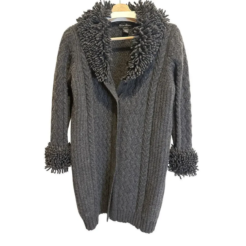 Mercer and Madison Gray Cardigan, Women’s Petite Large